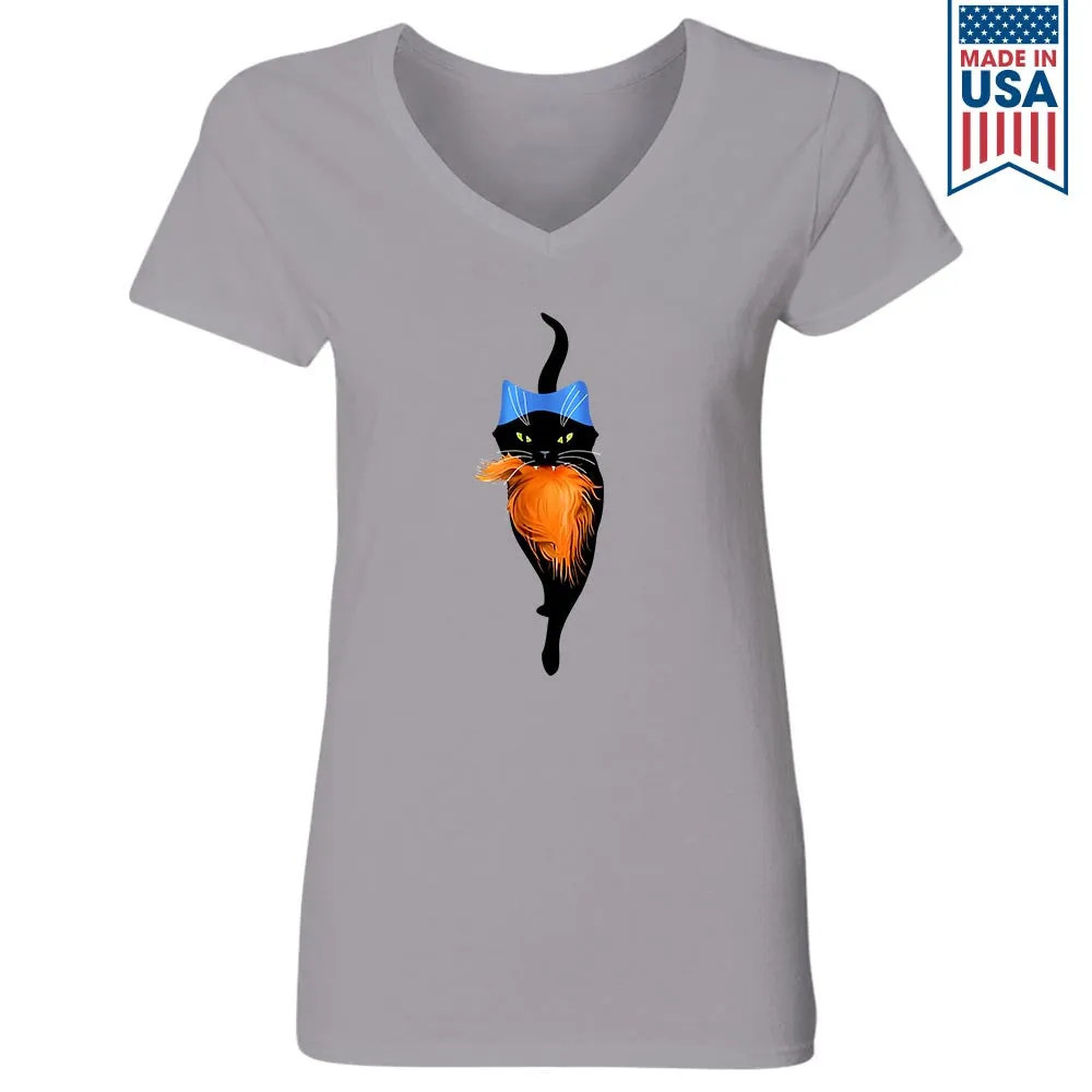 Women's V-neck T-shirt TSVW697
