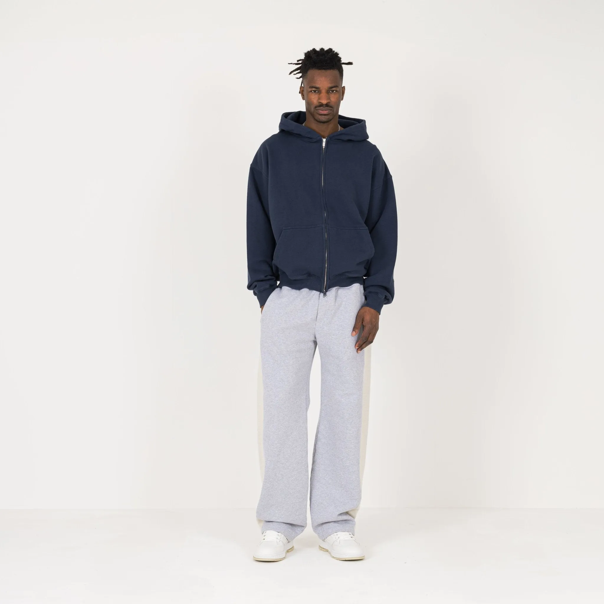 Zip Hoodie - Navy