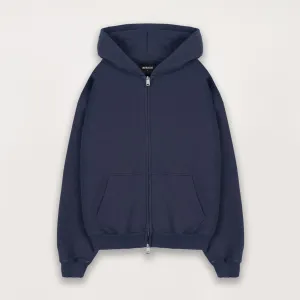 Zip Hoodie - Navy