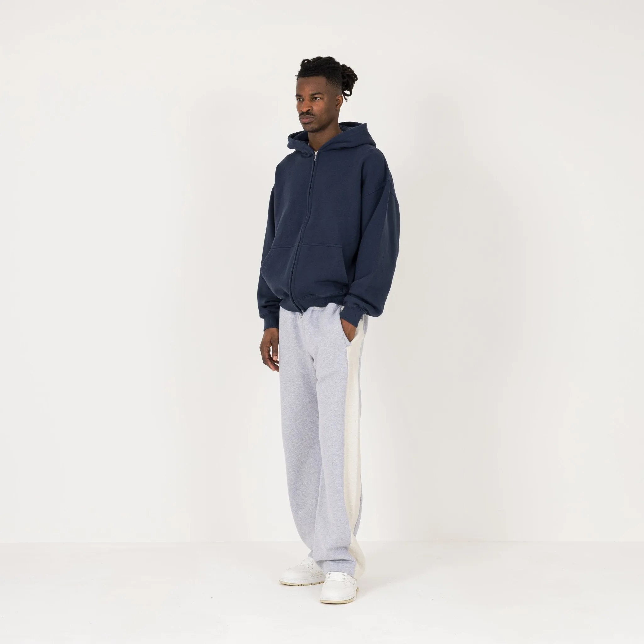 Zip Hoodie - Navy
